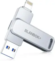 Mfi Certified 128GB Photo Stick for Iphone Flash Drive,Usb Memory Stick Thumb Dr