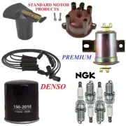 Ignition Tune Up Kit Filters Cap Rotor Wire Plugs for Toyota Pickup 2.4L 86-92 (for: Toyota)