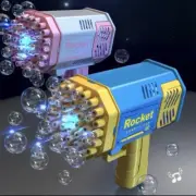40 hole handheld fully automatic space light bubble machine electric