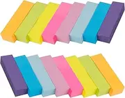 Pack of 40 Coloured Sticky Notes - 15 x 50 mm Sticky Notes 8 Colours, Self-Adhesive Notes Sticky Notes Colourful Notes for Office Home 500 Sheets per Colour