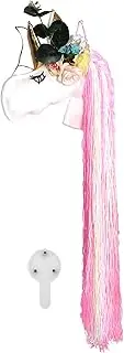 [ROMISBABA] Hair Clips Organizer Wall-mounted Storage for Hair Accessories Space-saving Bow Holder for Girls Adorable Design Cloth Material for Spaces