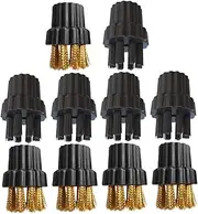 NOLITOY 10pcs Multi-Purpose Machine Brush Head Steam Cleaner Accessories Products Replacement Scrubber Heads Steam Brush Oh Bathroom Hair Household Steam Mop Brush Head Wet
