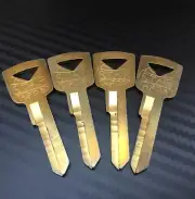 Vintage Star Key Blanks HFD3/H18 Brass (Lot of 4)