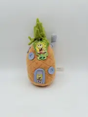 SpongeBob SquarePants Pineapple House Plush Nanco Toys Original Tags 2003 - 12”