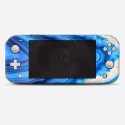 Skins Decals wrap for Nintendo Switch Lite - Crystal Blue Ice Marble