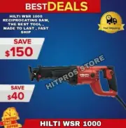 HILTI WSR 1000 RECIPROCATING SAW, THE BEST TOOL , MADE TO LAST , FAST SHIP