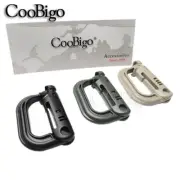 5X GRIMLOC ARMY LOCKING Carabiner D Ring Snap Shackle Key Ring Tactical Backpack
