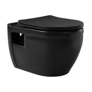 Swiss Madison SM-WT450 Ivy Wall Mounted Elongated Toilet Bowl - Black