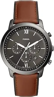[FOSSIL] Men's Brown Leather Neutra Chrono Analogue Watch, 44mm