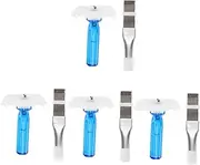 Gatuida Sets Fin Comb Straightener Kit Air Conditioner Cleaner Fin Tool for Refrigerator Coil Brush Pcs