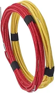 ERINGOGO 2 Pieces Vintage Style Guitar Wire Pre Tinned Cloth Pushback Durable Stranded Wire for Guitar Supplies Easy Soldering
