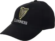[Guinness] Men's BLK SIG EMB B/Ball Cap, Black (Black Black), osz, Black (Black Black), One Size