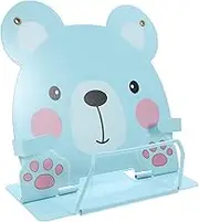 TEHAUX Reading Book Stand Adjustable Cute Animal Metal Book Holder for Desk for Sturdy Lightweight Design