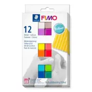 STAEDTLER 8023 C12-2 FIMO Soft Oven-Hardening Polymer Modelling Clay - Assorted