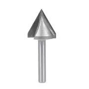 Router Bit 6mm Shank 22mm Dia 60 Degree V-Groove End Mill Tungsten Steel for CNC