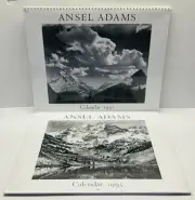 Ansel Adams Original 15" Black and White Sealed 1991 and 1993 Calendars NIP