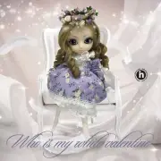 Handmade Pullip / Blythe / 1/6 scale dolls dress - Romantic Purple Floral