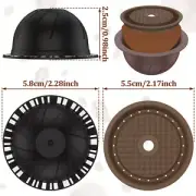 Reusable Coffee Capsule Refillable Coffee Capsule Pods Food-Grade Coffee-.