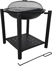 Fire Pit Charcoal BBQ Grill Fireplace Brazier Portable Patio Garden firepit