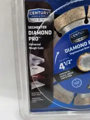 Century Segmented Diamond Pro Universal Rough Cuts 4.5" Blade
