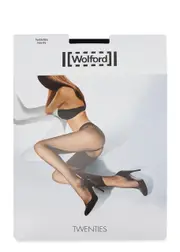 Wolford Twenties Gobi Micro-fishnet Tights - Black - XL XL