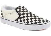 Vans Asher Slip-On Checkerboard Sz 8.5