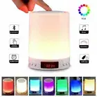 Bluetooth Speaker Lamp Touch Sensor Night Light FM Radio Bedside Table Lamp Gift