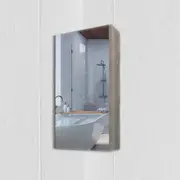 450-1500*720*150mm ABS Geneva Wall Hung Flat Dark Oak Mirror Shaving Cabinet