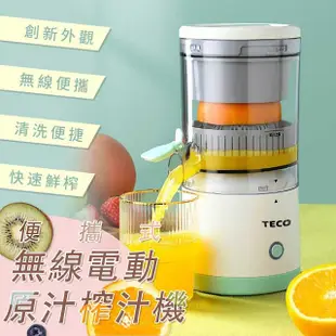 東元 XYFXF0101 充電式電動榨汁機