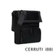 【CERRUTI 1881】頂級義大利小牛皮側背斜背包 CEBO06278N 全新專櫃展示品(黑色)