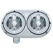 Peterbilt 359 Classic Style Dual Headlight - Driver Side
