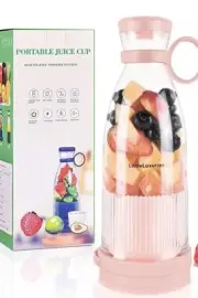 Pink Portable Blender Enjoy On The Go! NEW