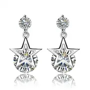 3PCS Silver plating Stud Earrings Retro Simple Jewelry