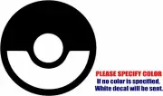 Vinyl Decal Sticker - Pokemon Poke Ball Super Smash Car Truck Bumper Window 6"
