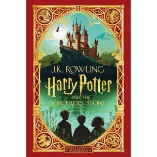 Harry Potter and the Sorcerer's Stone: MinaLima Edition (美國版)(精裝)/J.K. Rowling【禮筑外文書店】