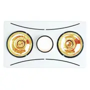 HPM 2 x 275W LED White 3-In-1 Bathroom Heater