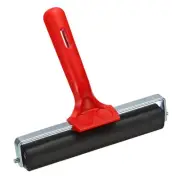 6 Inch Rubber Roller Brayer Anti Skid Hard Rubber Rolling Tools Black