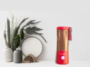 Blendjet 2 Portable Blender Red Cordless Water Resistant for Smoothies Shakes