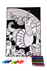 Tookyland - UNICORN VELVET COLOURING CRAFT ACTIVITY KIT