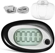 Happyyami Step Counter 3D Pedometer Clip for Fitness Accurate Lanyard for Seniors
