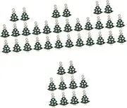 COHEALI 4sets Xmas Enamel Charm Pendants DIY Jewelry Making Charms for Necklace Bracelet Girls Ladies Christmas Ornaments 10pcs*4