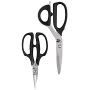 Shun 2pc Premium Take-Apart 9" Kitchen Shears & 7.5" Herb Scissors Set