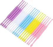MUCKLILY 20Pcs Ear Wax Picker Portable Ear Cleaning Tools with Double Heads Vibrant Colors Gentle Remover for Ear Wax Removal