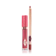 [Charlottes] Walk Of No Shame Jewel Lip Kit – Lip Liner & Red Glitter Lip Gloss | Charlotte Tilbury