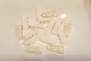 8 Lego White, Wedge 4x2 inv 299