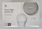 Google Home Mini with Smart Light Bulb Starter Kit Sealed.