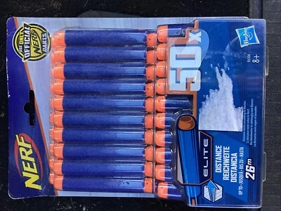 Nerf Elite Official 50 Foam Darts Hasbro Gaming New 2018