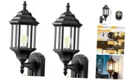 Motion Sensor Outdoor Porch Lights - 2 Pack 16 inch Dusk to Dawn Exterior