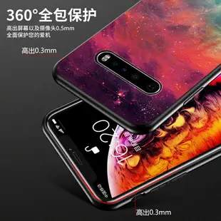 適用LG G8THinQ手機殼G7保護G6玻璃套LG G9全包防摔v60軟硬殼stylo5八潮牌五男女新款漸變網紅六時尚情侶外殼