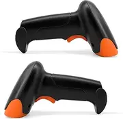 Generic Barcode Scanner, Qr Code Scanner Barcode Scanner Wireless 2D with USB Interface for Supermarket Cashier Mobile Payment Warehouse Inventory (USB & 2.4G Connect)